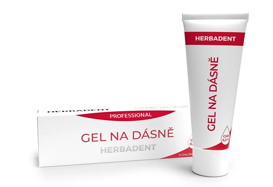 Herbadent Professional Gel na dásně s chlorhexidinem 25 g