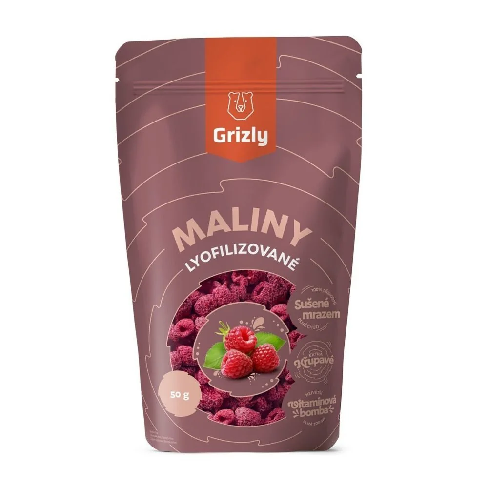 Grizly Maliny lyofilizované 50 g