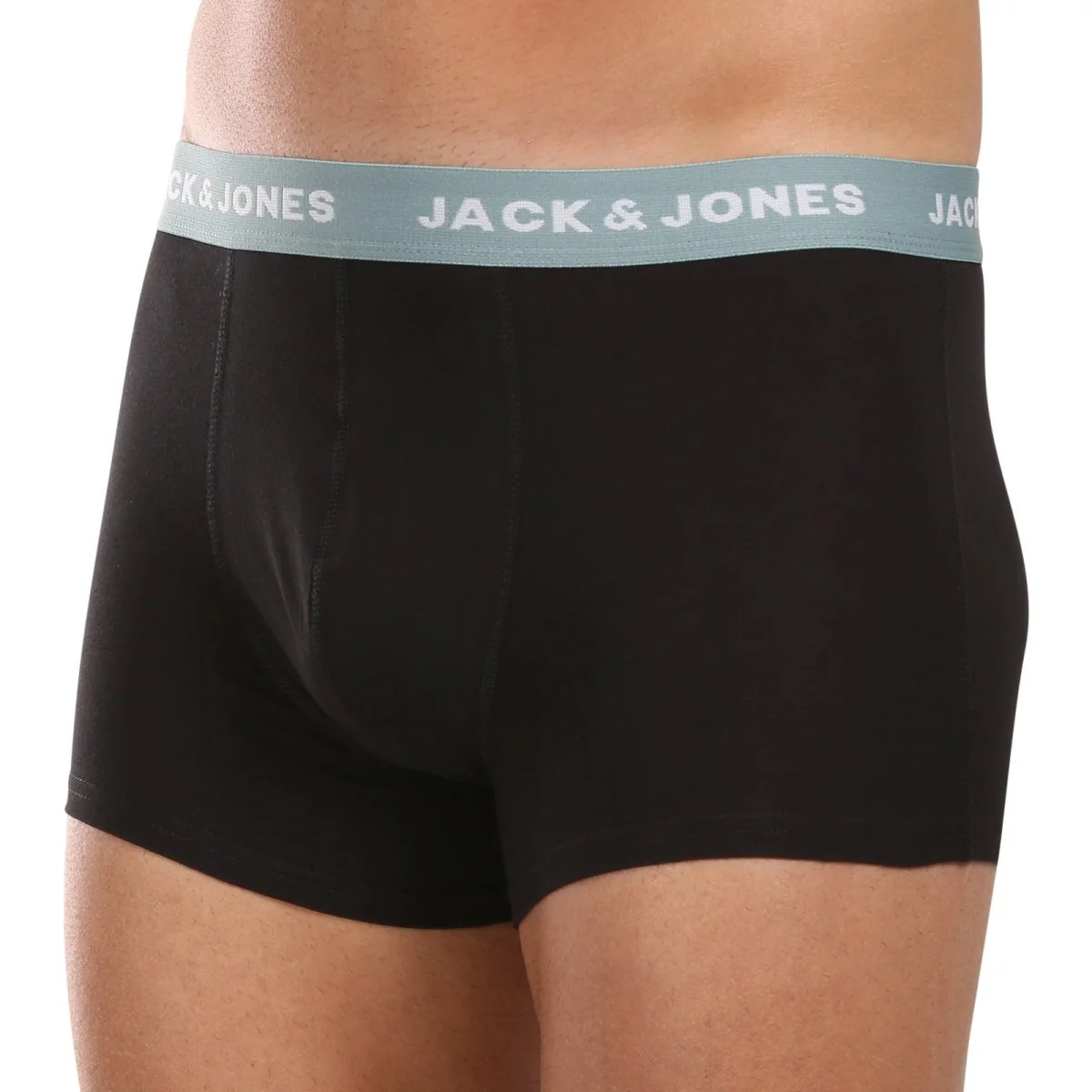 Jack and Jones 7PACK pánské boxerky černé (12230353) L 