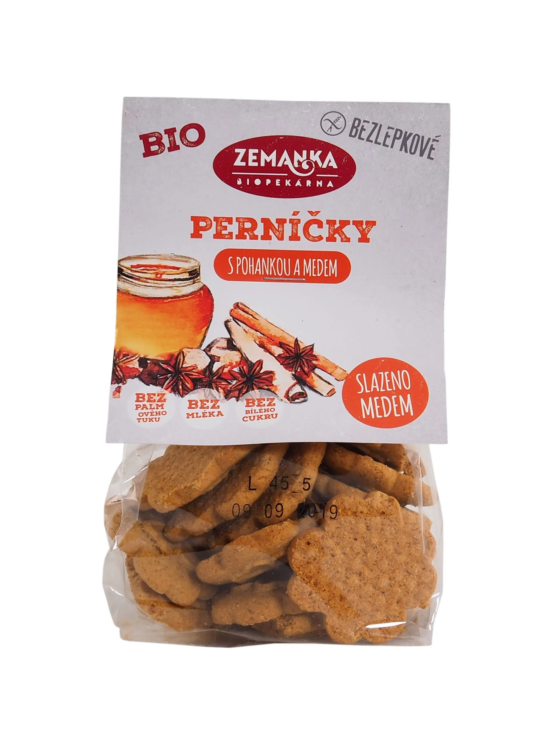 Zemanka BIO Bezlepkové pohankové perníčky 100 g