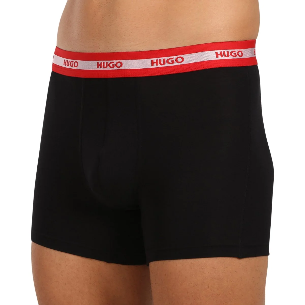 HUGO 3PACK pánské boxerky černé (50520475 962) XXL 