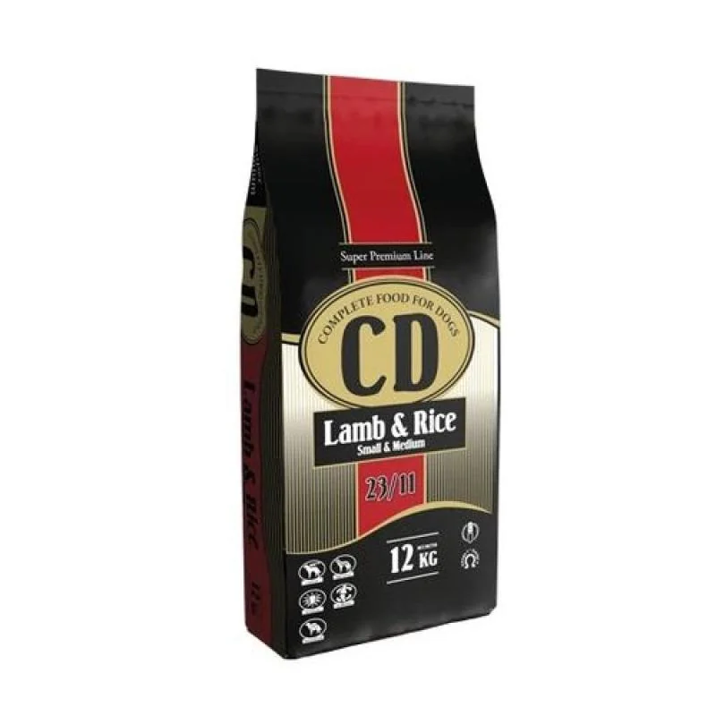 Delikan CD Adult Small and Medium 23/11 Lamb and Rice 12kg Kompletní superprémiové kr