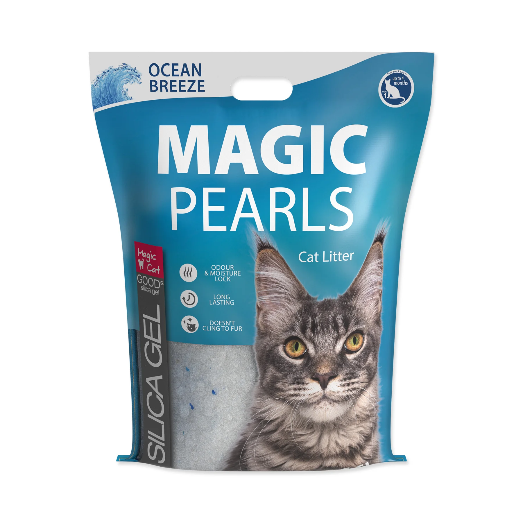 Magic Litter Pearls Ocean Breeze kočkolit 16 l