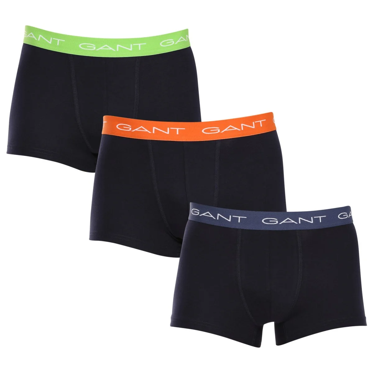 GANT 3PACK pánské boxerky černé (902343003-378) XL 