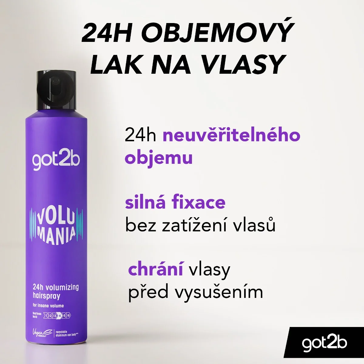 got2b Volumania objemový lak na vlasy 300 ml