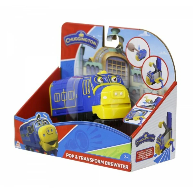 Chuggington Veselé vláčky Pop&Transform Brewster 