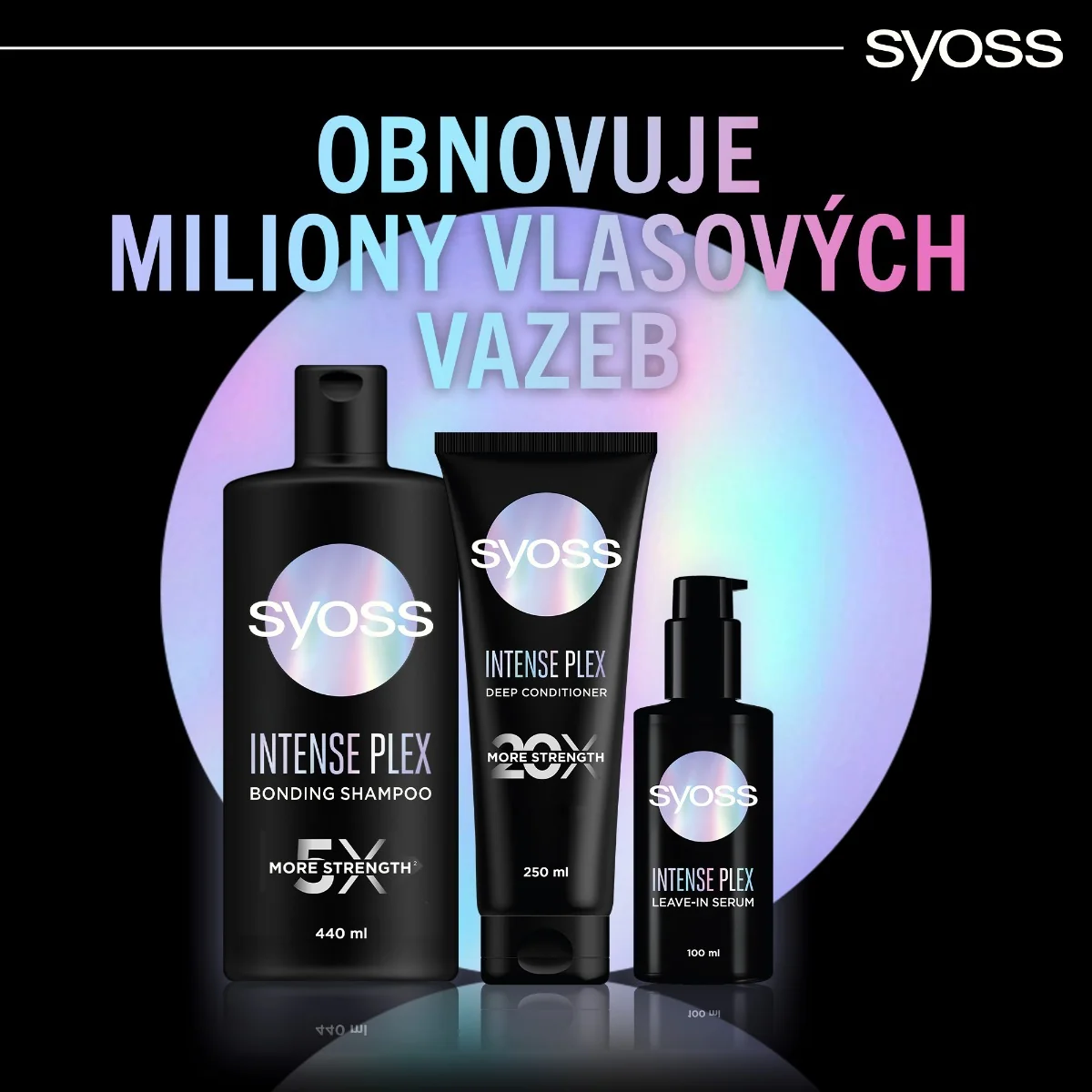 Syoss Intense Plex kondicionér pro silně poškozené vlasy 250 ml