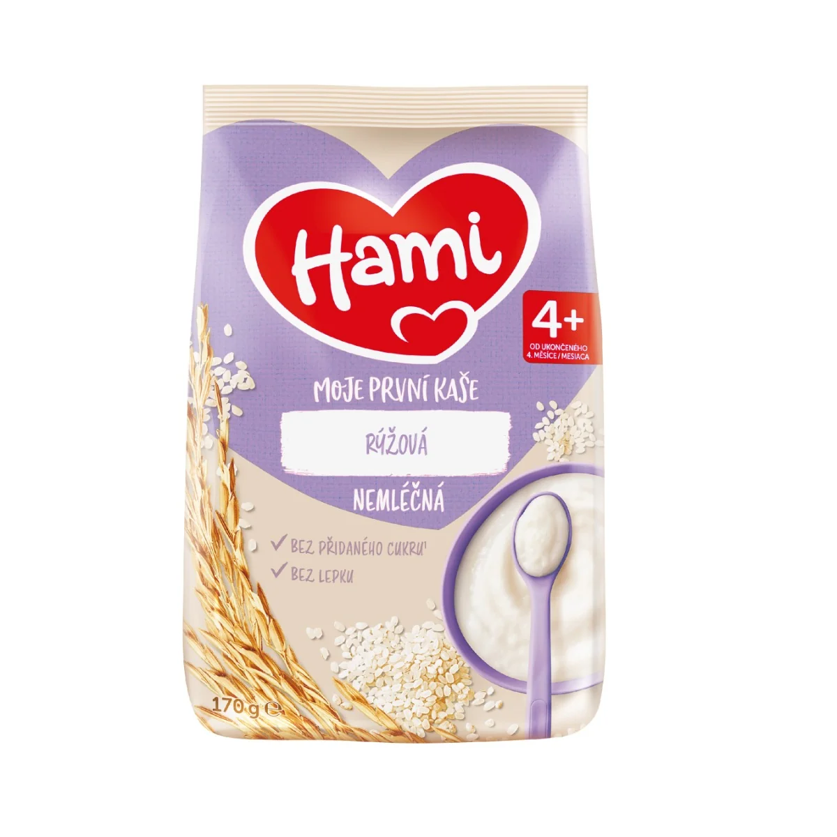 Hami Nemléčná kaše rýžová 170 g