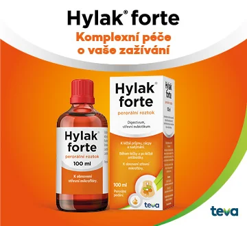 Hylak forte. Komplexní péče o vaše zažívání. 