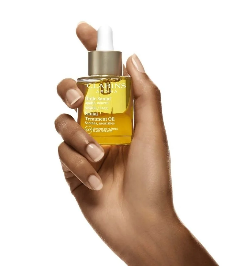 Clarins Santal Treatment Oil zklidňující olej pro suchou pleť 30 ml