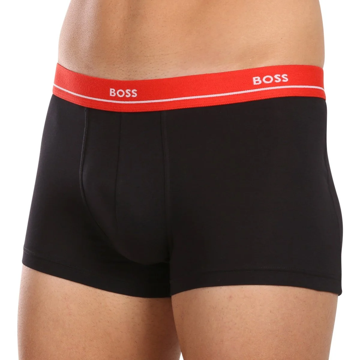 BOSS 5PACK pánské boxerky černé (50489616 999) M 