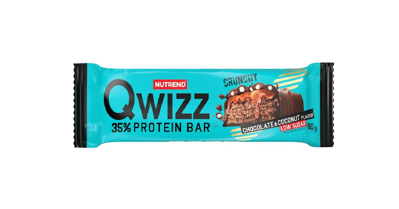 Nutrend Qwizz Protein Bar čokoláda + kokos 60 g