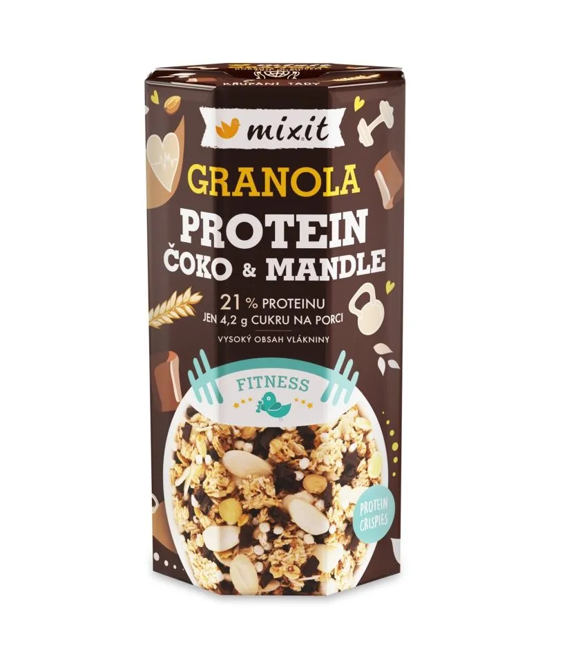 Mixit Proteinová granola Čoko & mandle 450 g