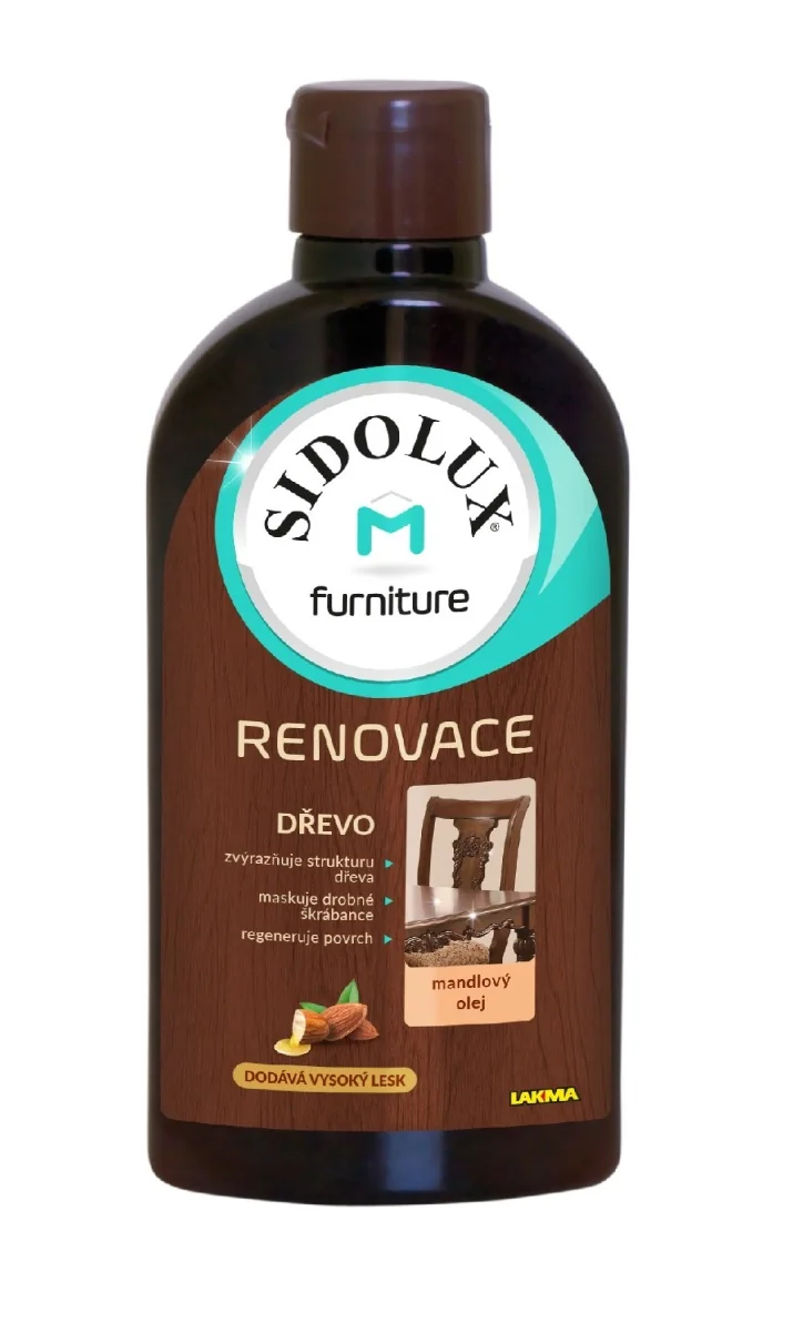 Sidolux M Renovace Čisticí mléko na nábytek Mandle 300 ml