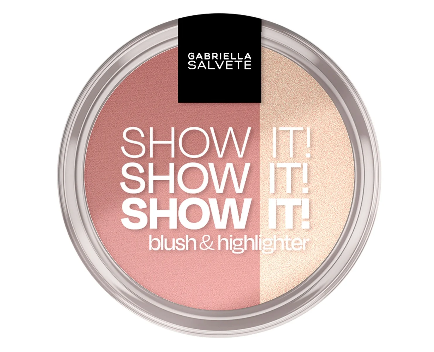 Gabriella Salvete Show It! Blush Highlighter 02 tvářenka s rozjasňovačem 9 g