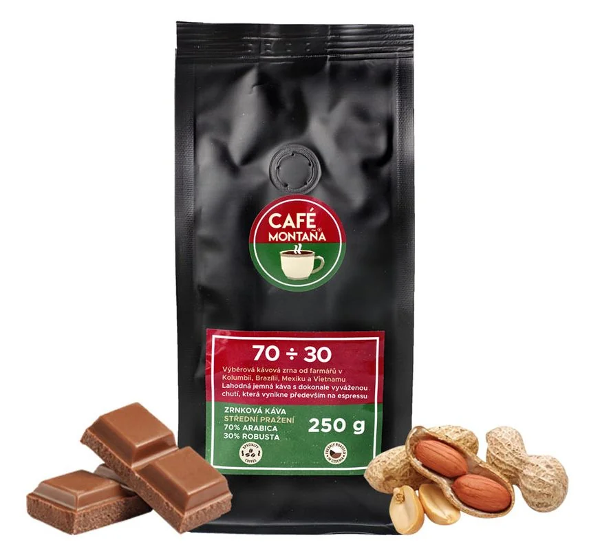 Café Montana Espresso směs zrnková káva 250 g