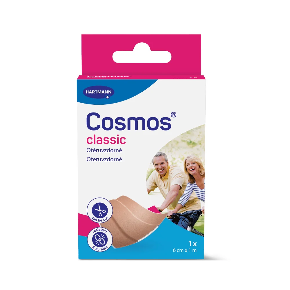 Cosmos Classic 6 cm x 1 m pevná náplast 1 ks