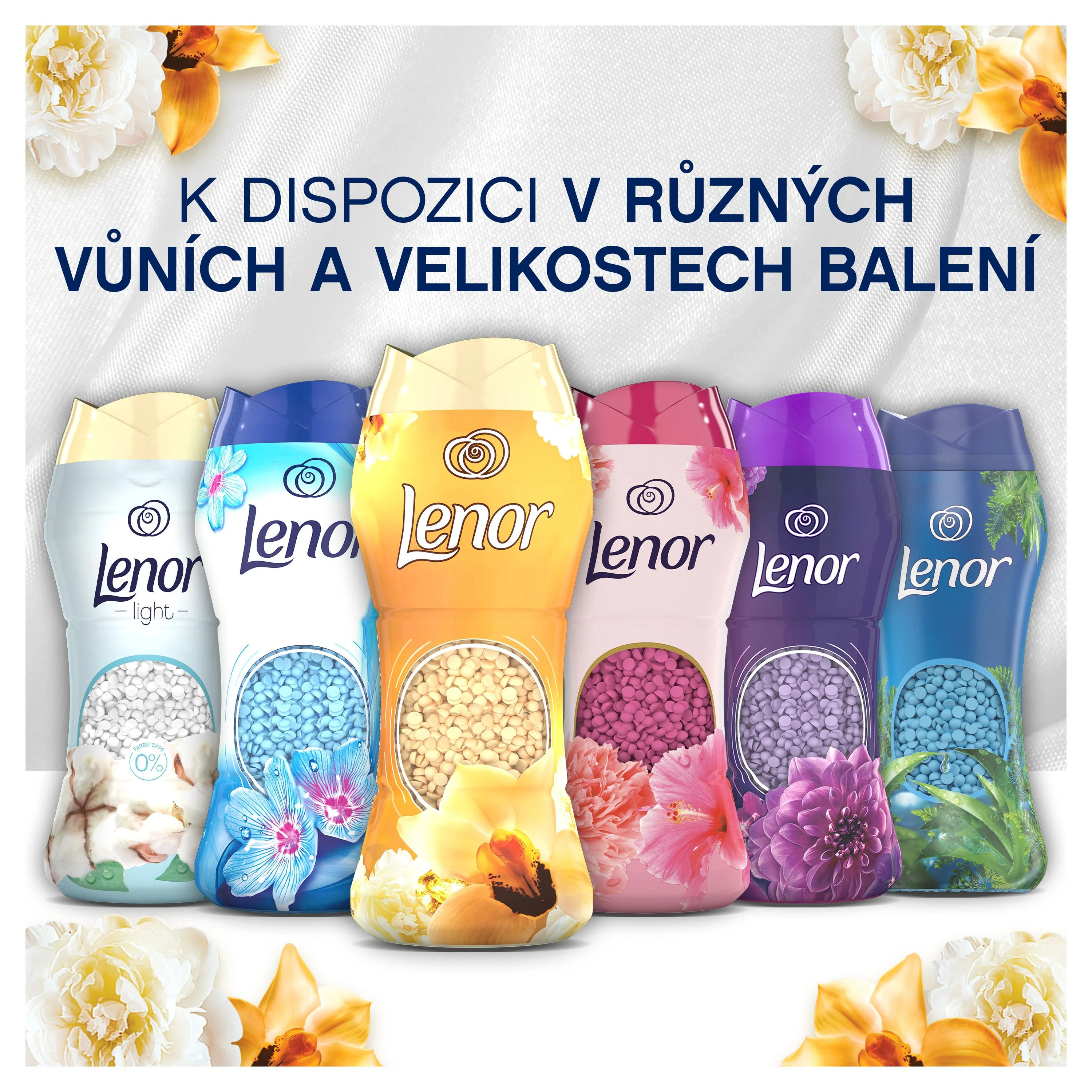 Lenor Vonné perličky Gold Orchid 210 g