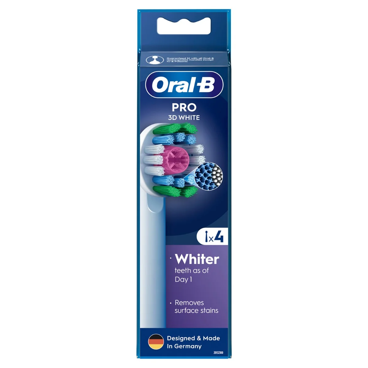 Oral-B EB 18-4 PRO 3D White náhradní hlavice 4 ks