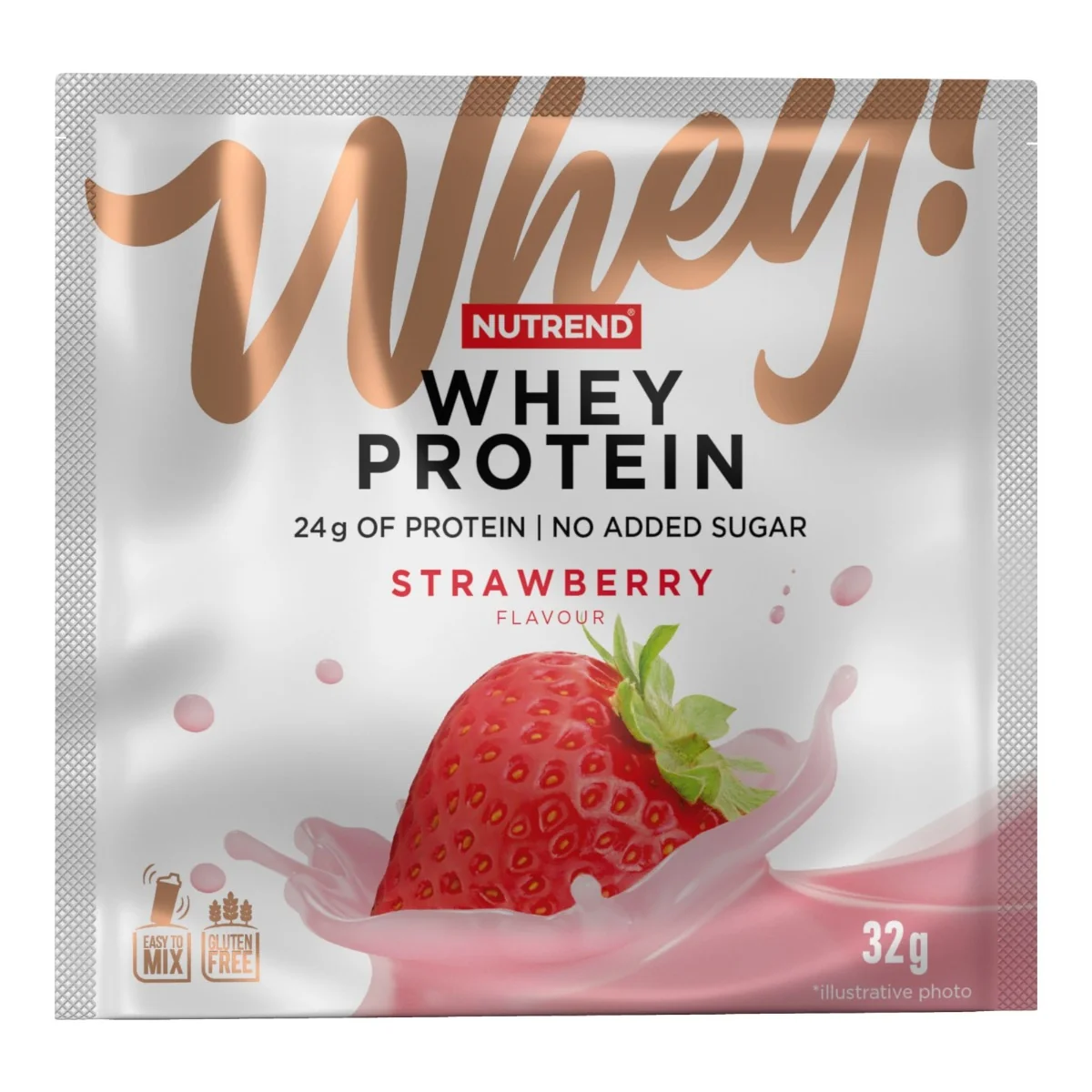 Nutrend Whey Protein jahoda 32 g