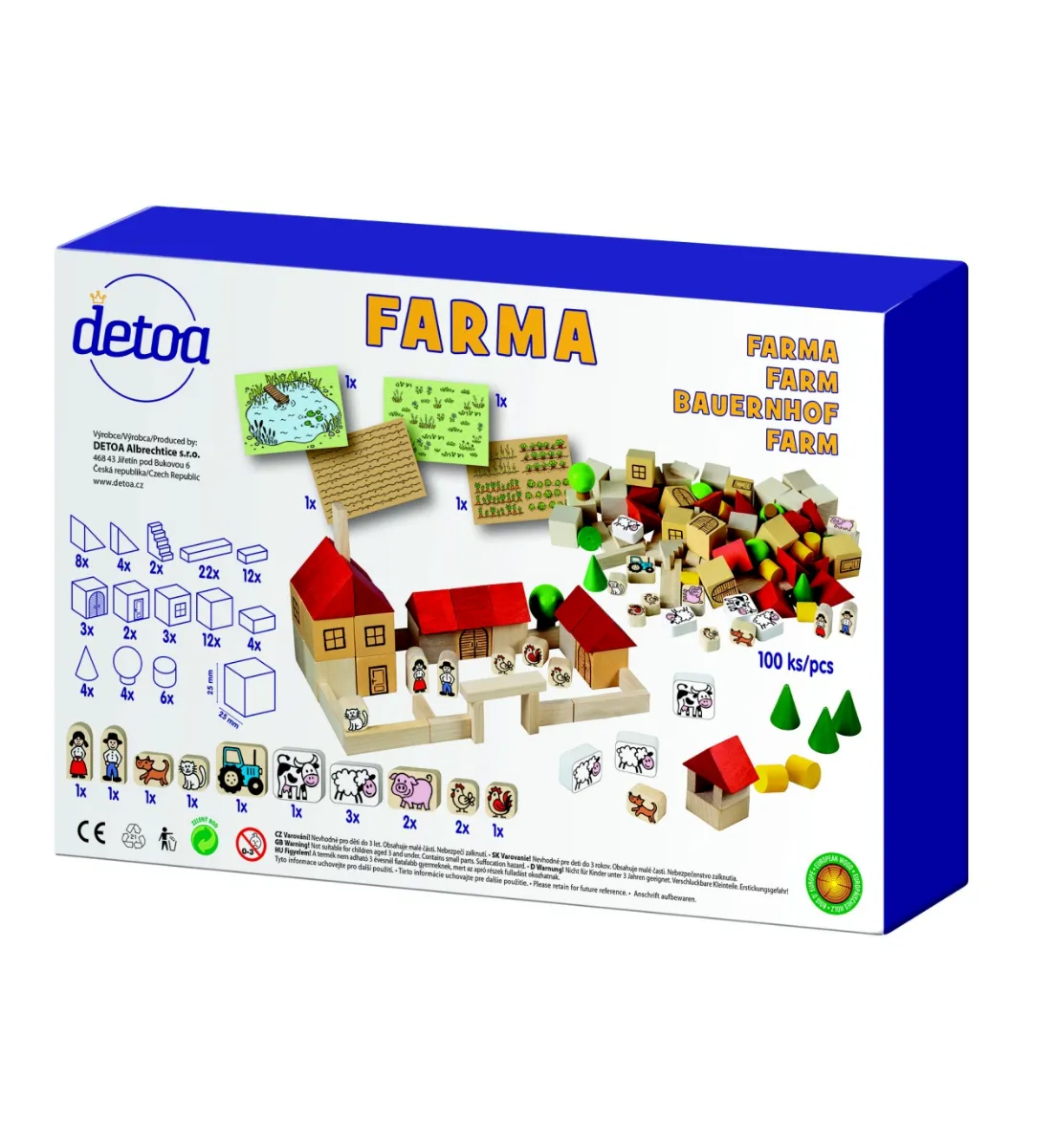 Detoa Stavebnice Farma 1 ks