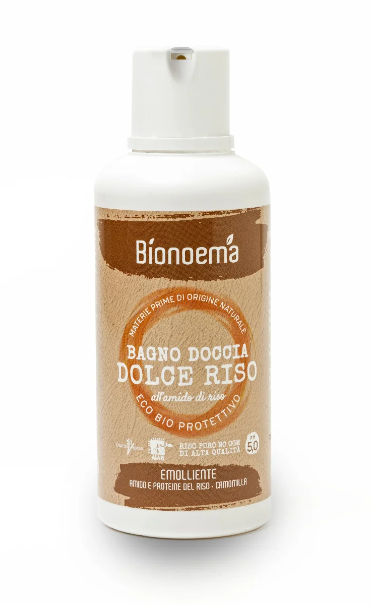 Bionoema Dolce Riso Mycí gel s rýžovým pudrem na problematickou pokožku BIO 500 ml