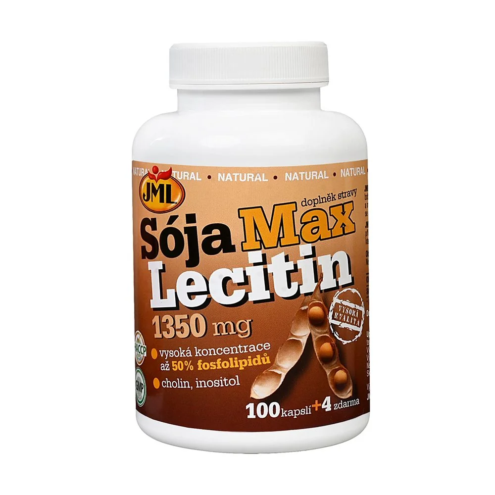 JML SójaMax Lecitin 1350 mg 104 kapslí