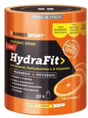 NAMEDSPORT HydraFit práškový nápoj 400 g + láhev