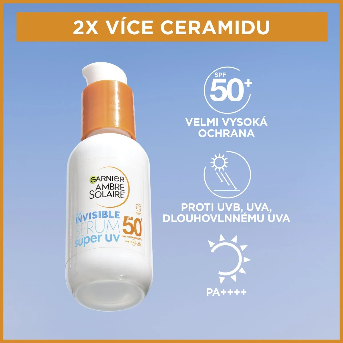 Garnier Ambre Solaire Super UV SPF50+ denní sérum 30 ml