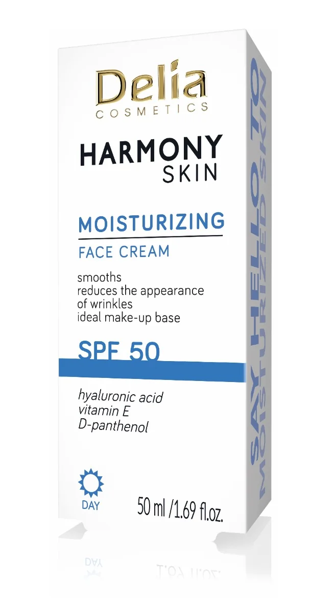 Delia Harmony Skin Hydratační krém na obličej SPF50 50 ml