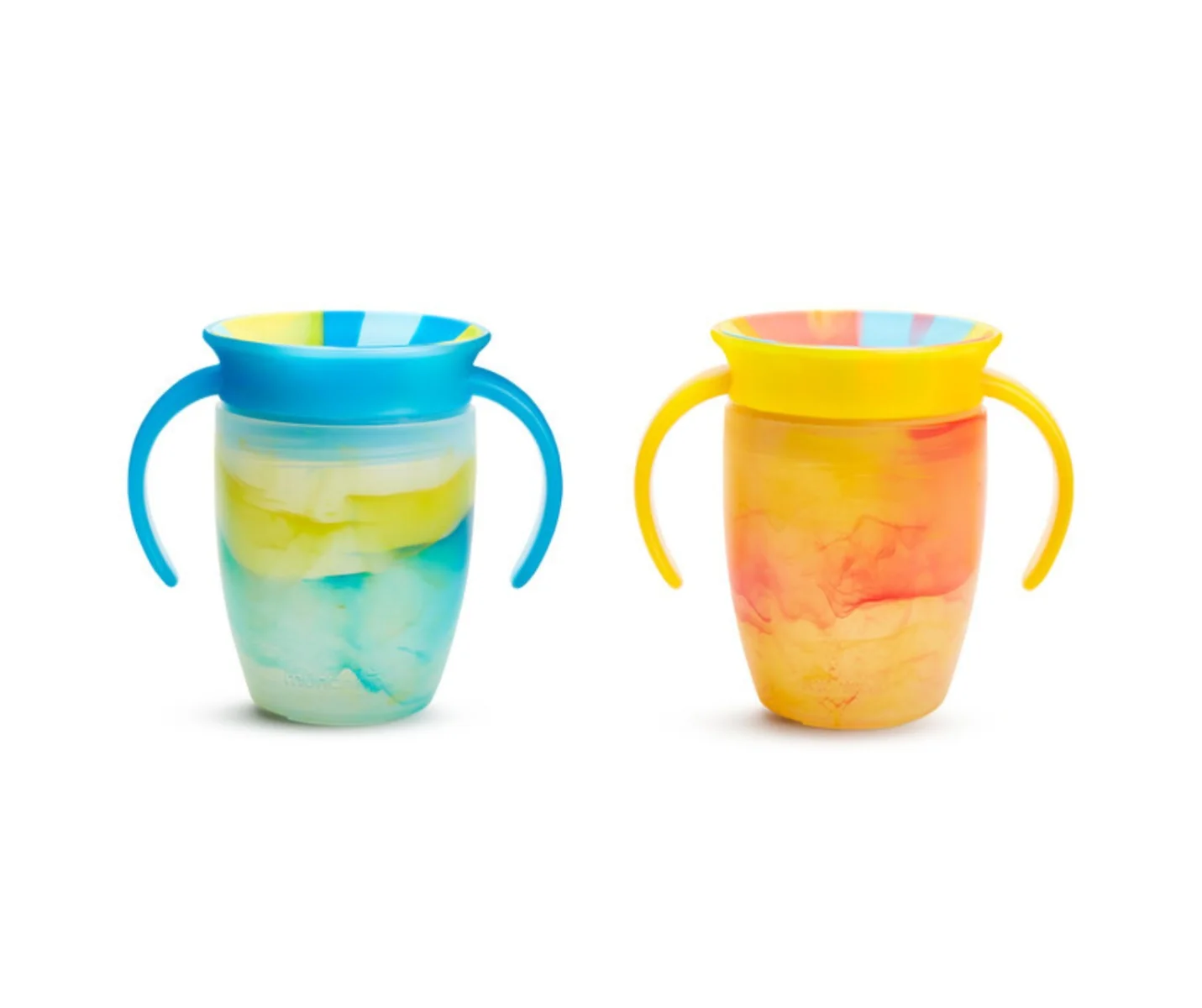 Munchkin Miracle 360° Tie Dye Cup Tropical 6m+ 2x207 ml žlutý a modrý