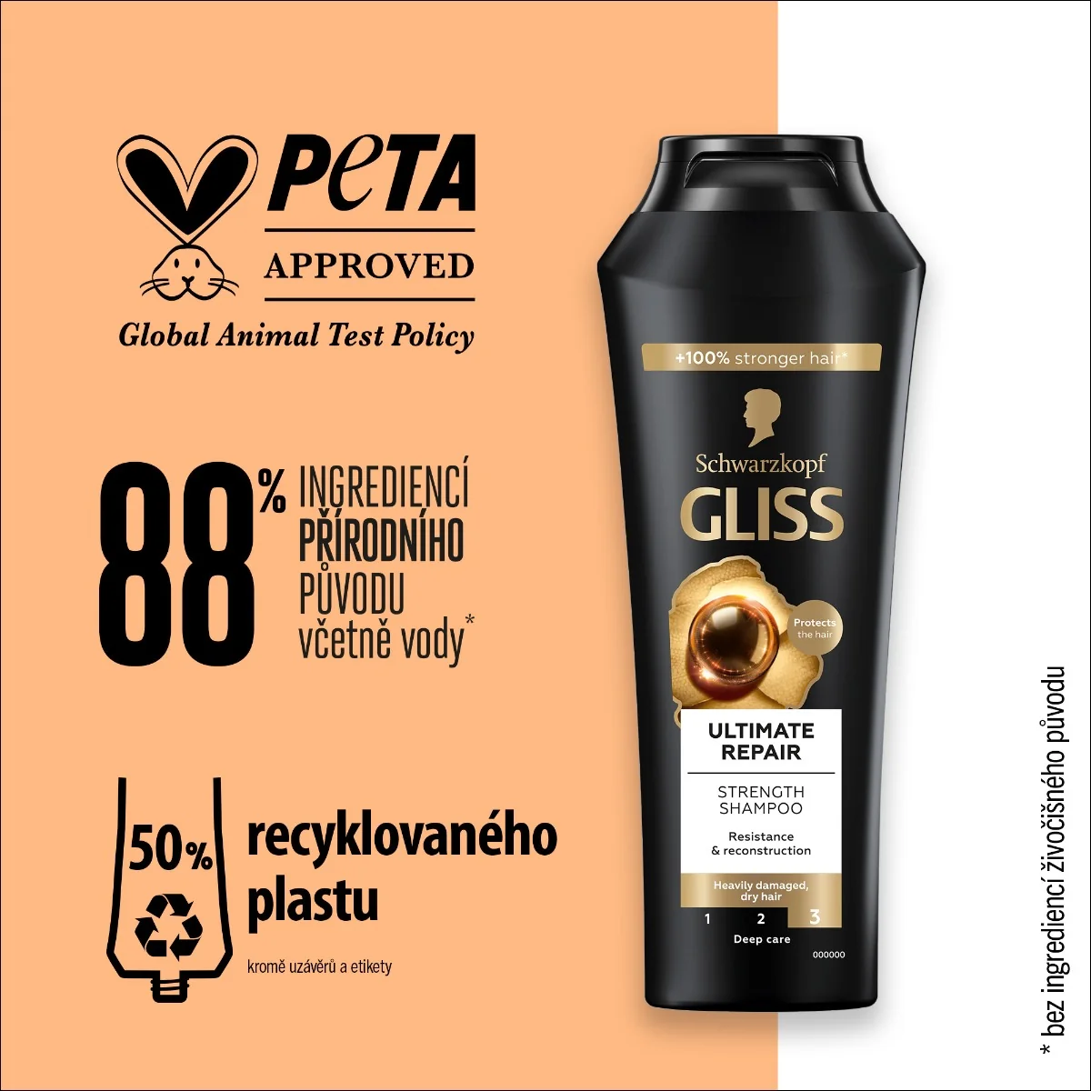 Gliss Ultimate Repair regenerační šampon 400 ml