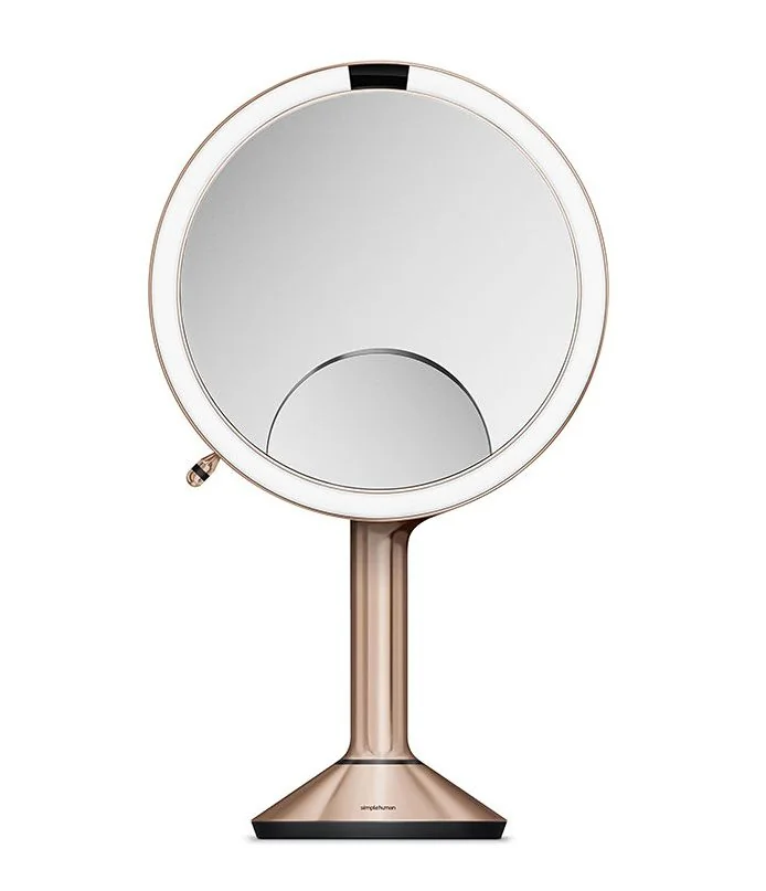 Simplehuman Sensor TRIO LED kosmetické zrcátko rose gold