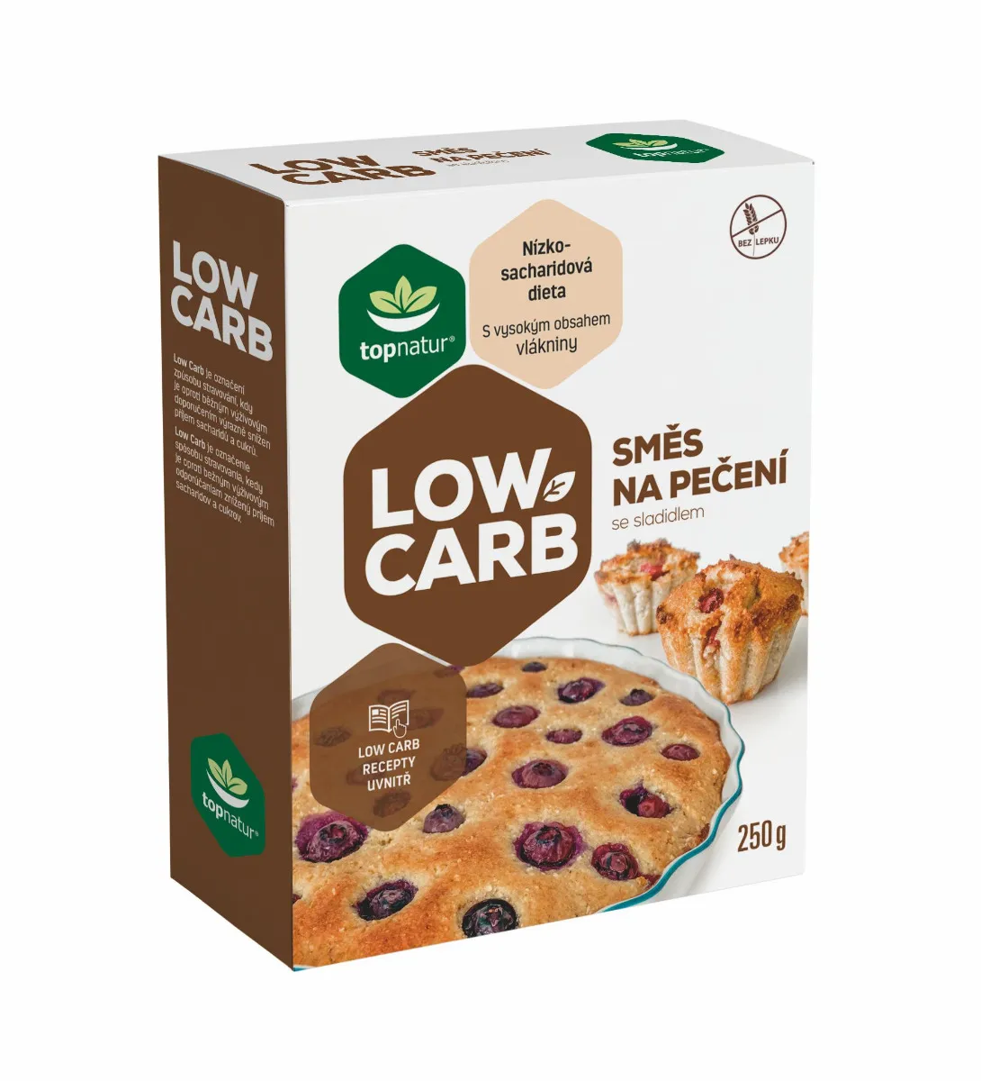 Topnatur Low Carb Směs na pečení 250 g