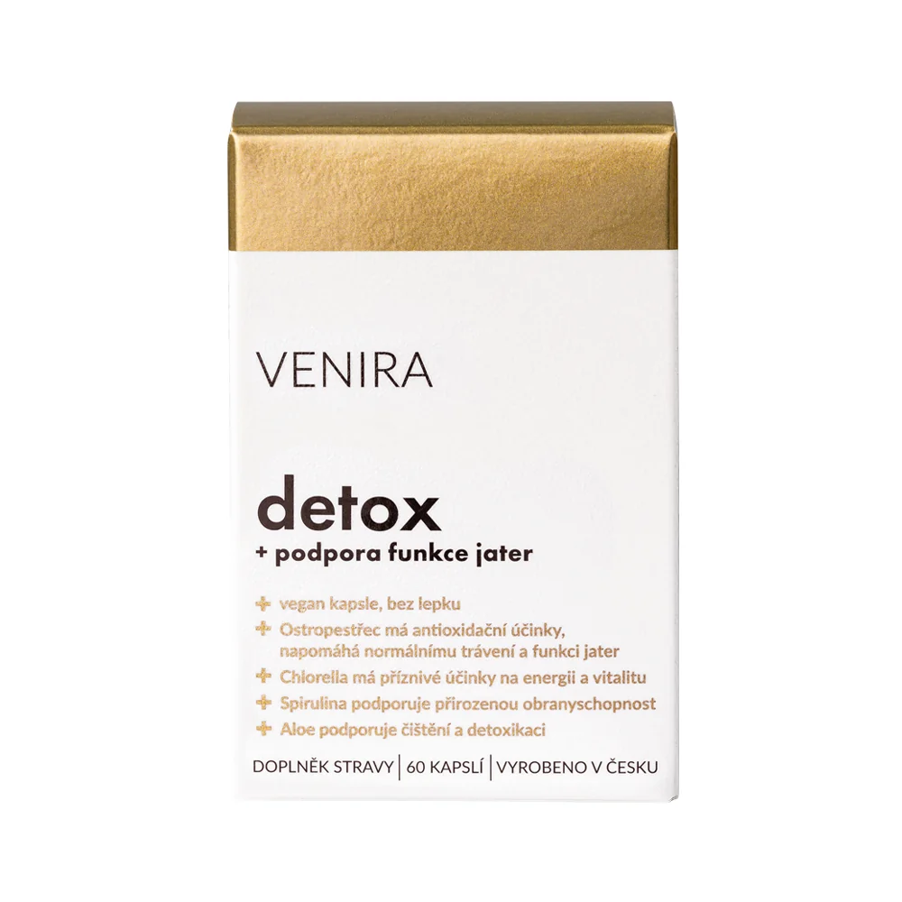 Venira Detox + podpora funkce jater 60 kapslí