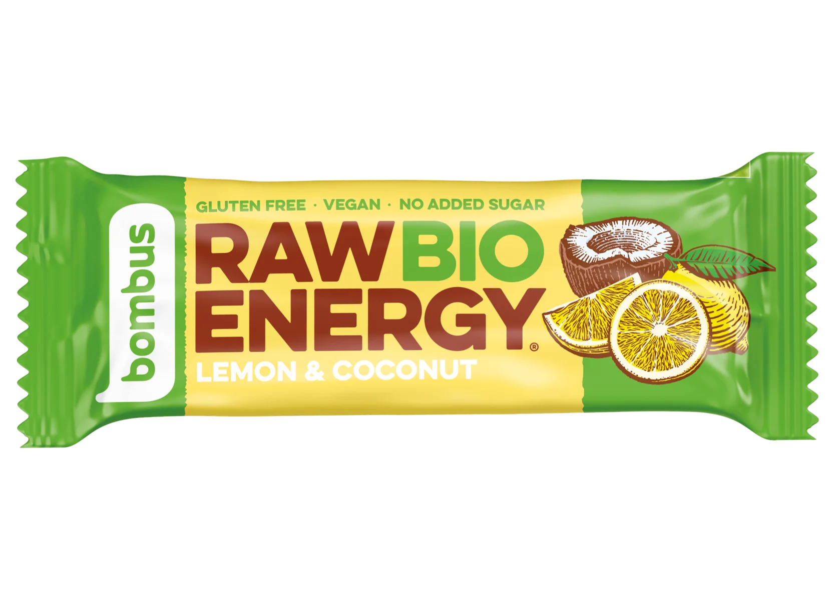 Bombus Raw BIO Tyčinka Lemon + coconut 50 g