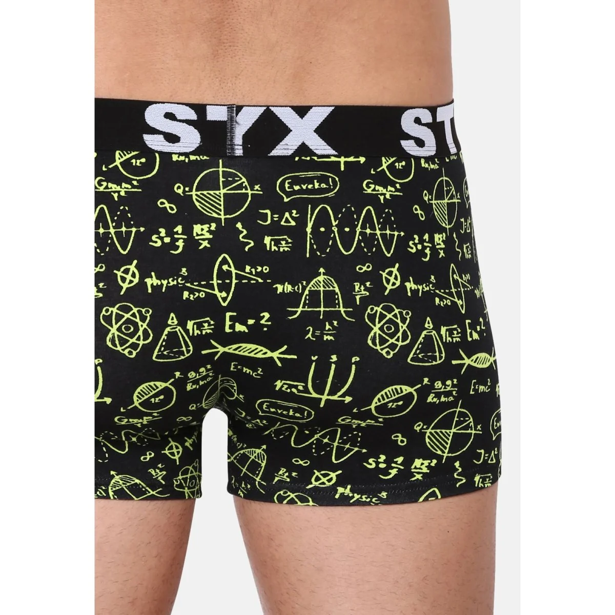 Styx Pánské boxerky art sportovní guma nadrozměr fyzika (R1652) 5XL 