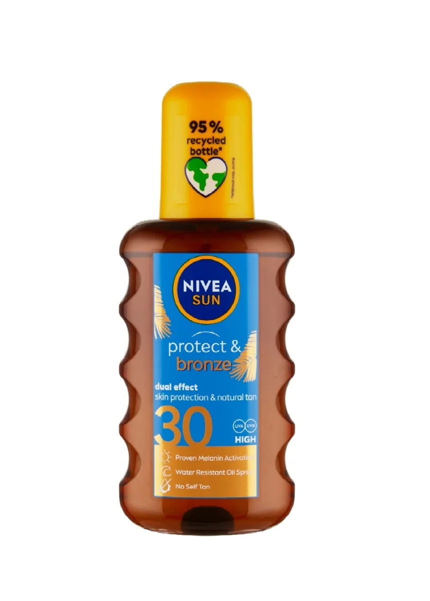 Nivea SUN Protect&Bronze OF30 opalovací olej 200 ml