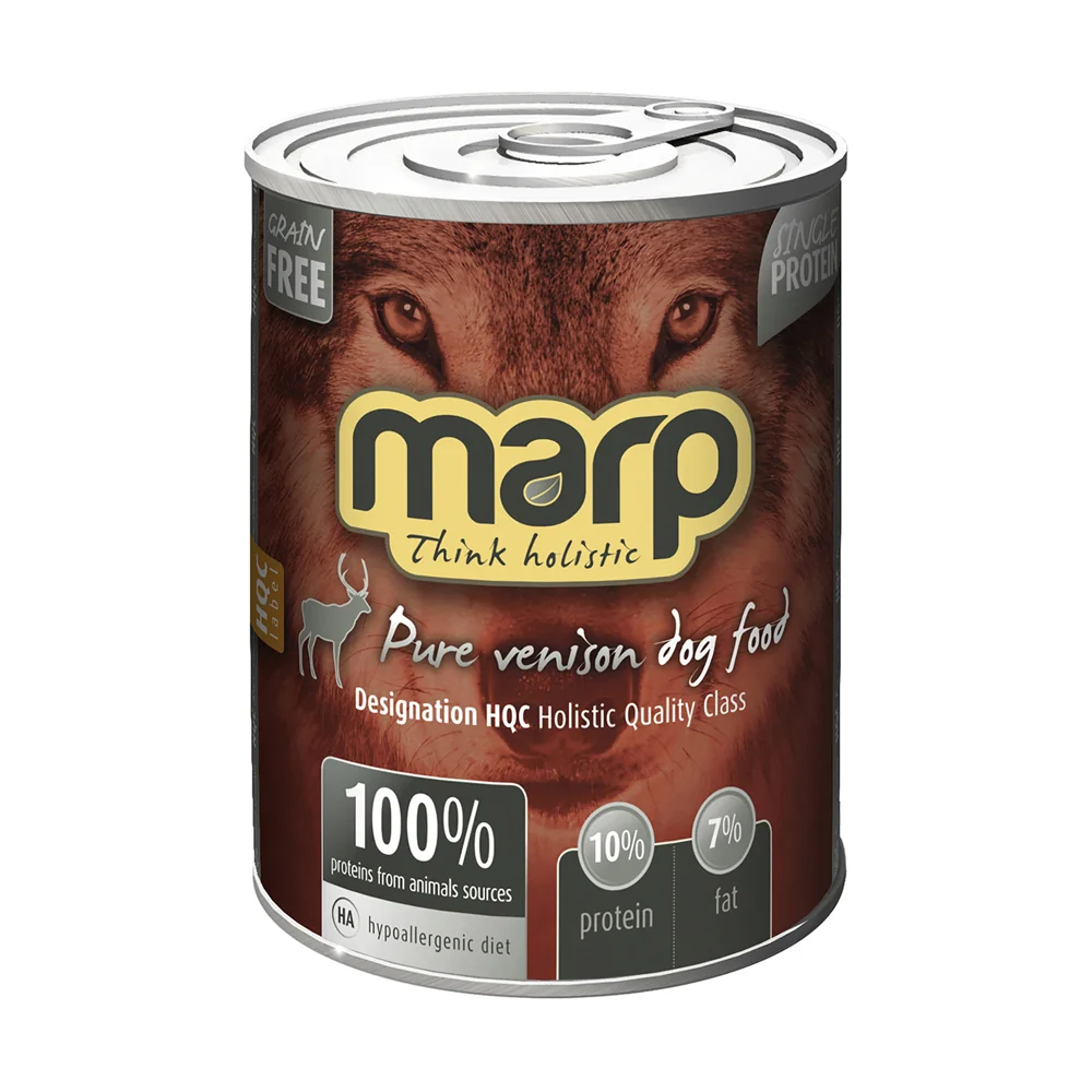 Marp Holistic Venison Konzerva se zvěřinou krmivo pro psy 400 g