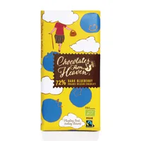 Chocolates from Heaven BIO hořká čokoláda s borůvkami 72%