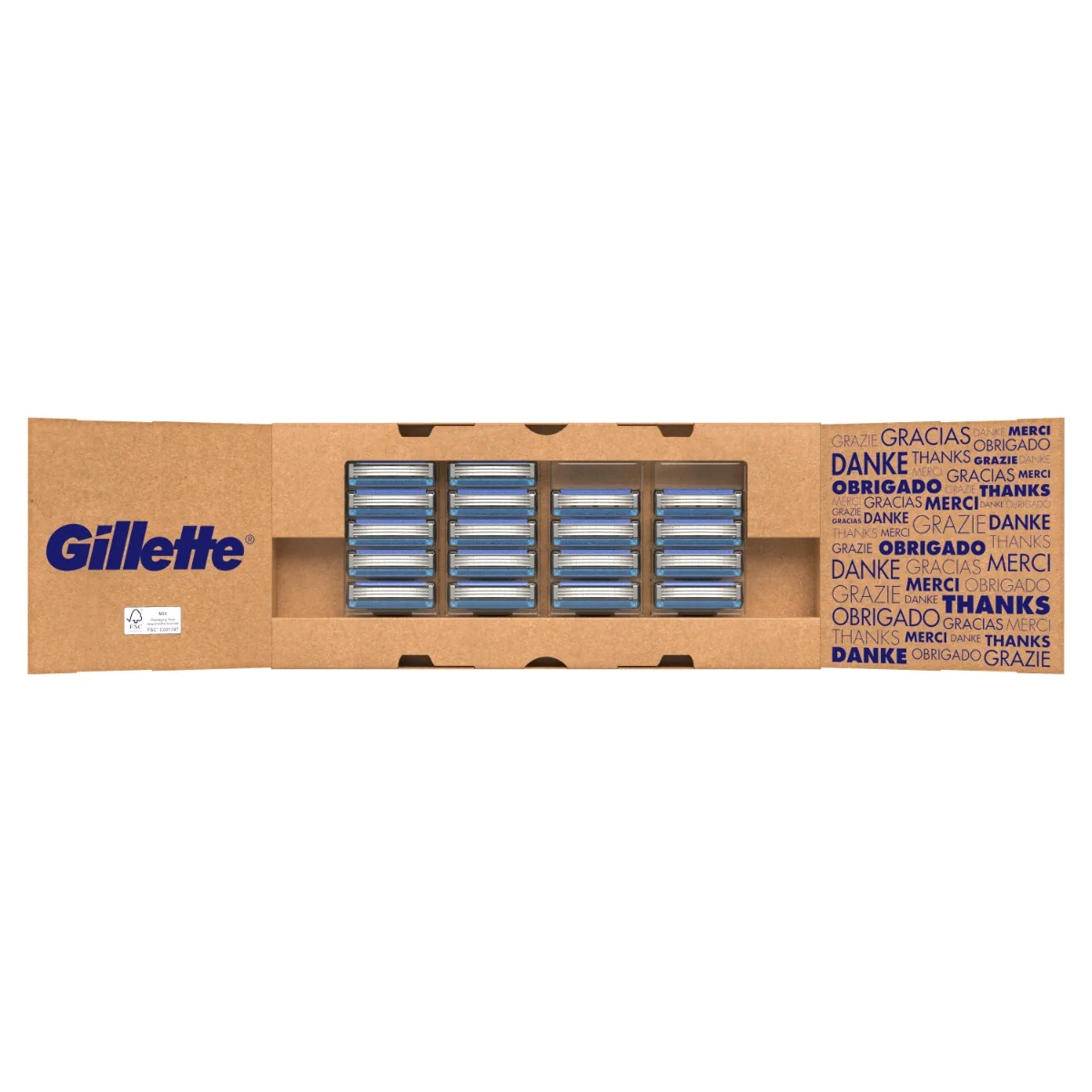 Gillette Mach3 náhradní hlavice 18 ks