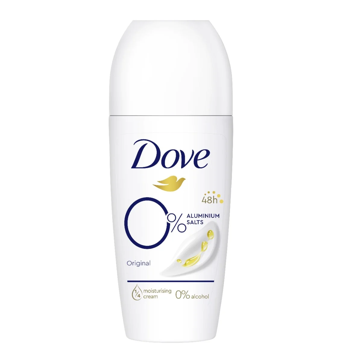 Dove 0% Alu Original deodorant roll-on 50 ml