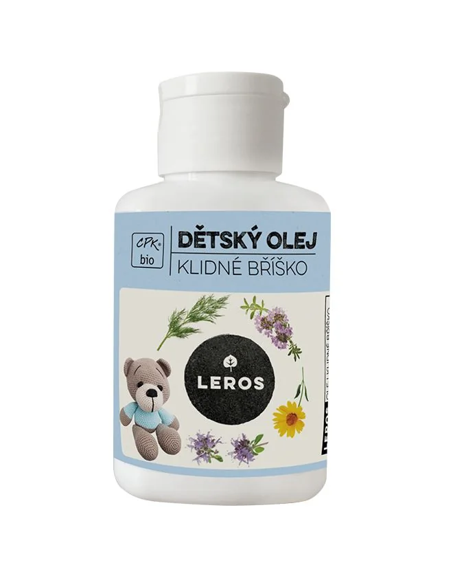 Leros Dětský olej klidné bříško 60 ml