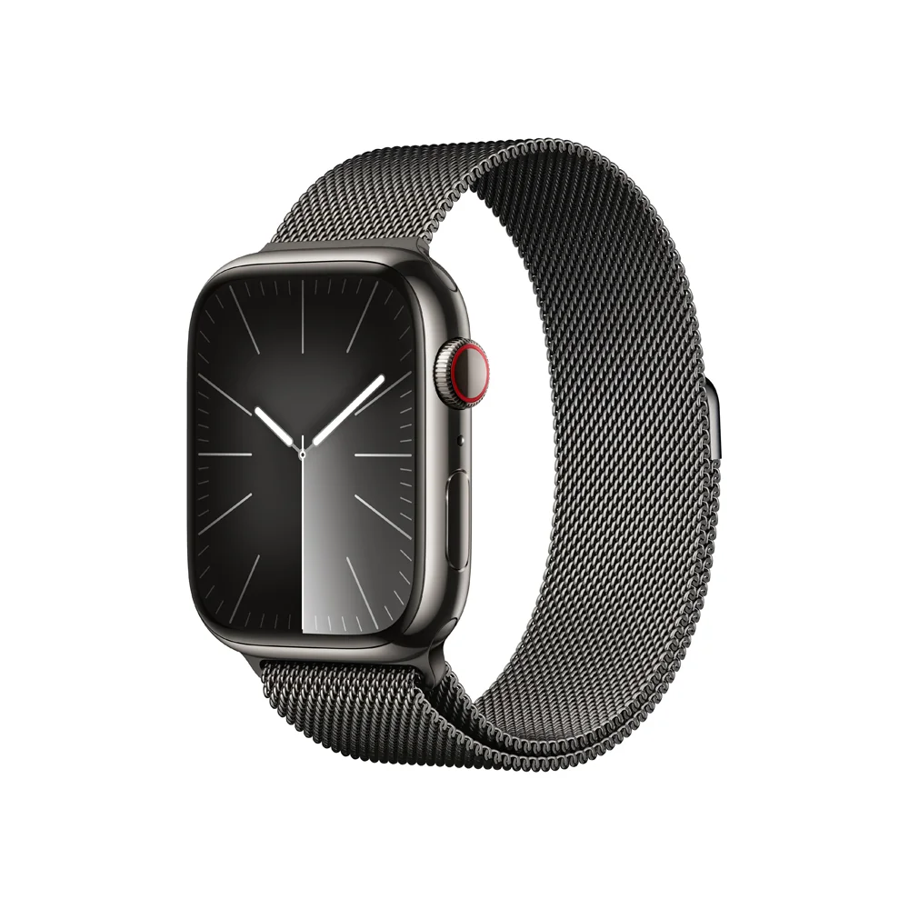 Apple Watch S9 Cellular 45 mm Milanese loop smart hodinky Graphite