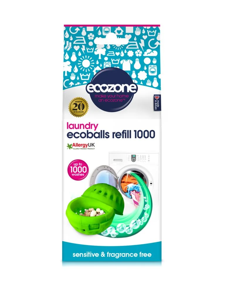 Ecozone Ecoballs 1000 praní sensitive náhradní náplň 1 ks