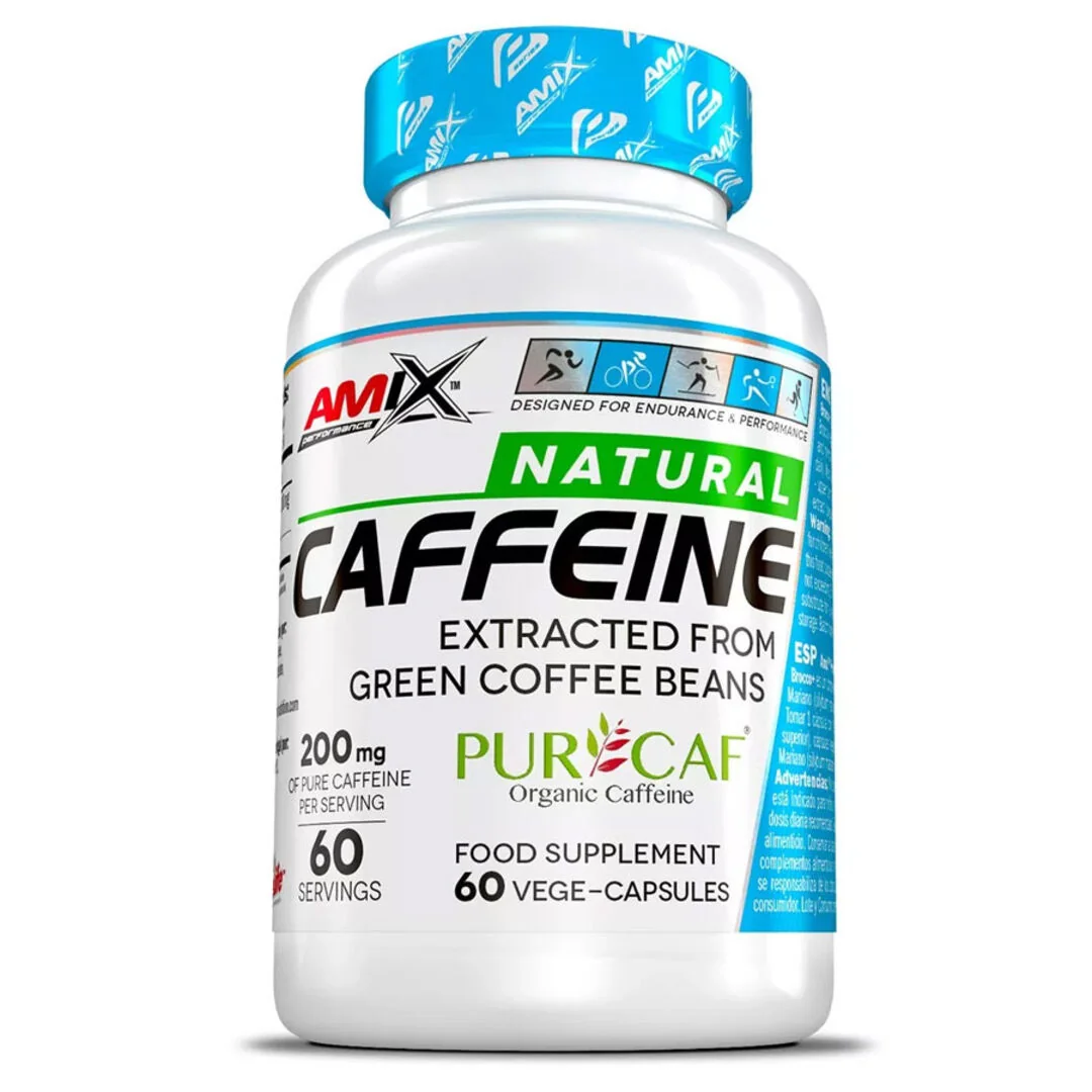 Amix Nutrition Natural Caffeine PurCaf - 60 kapslí