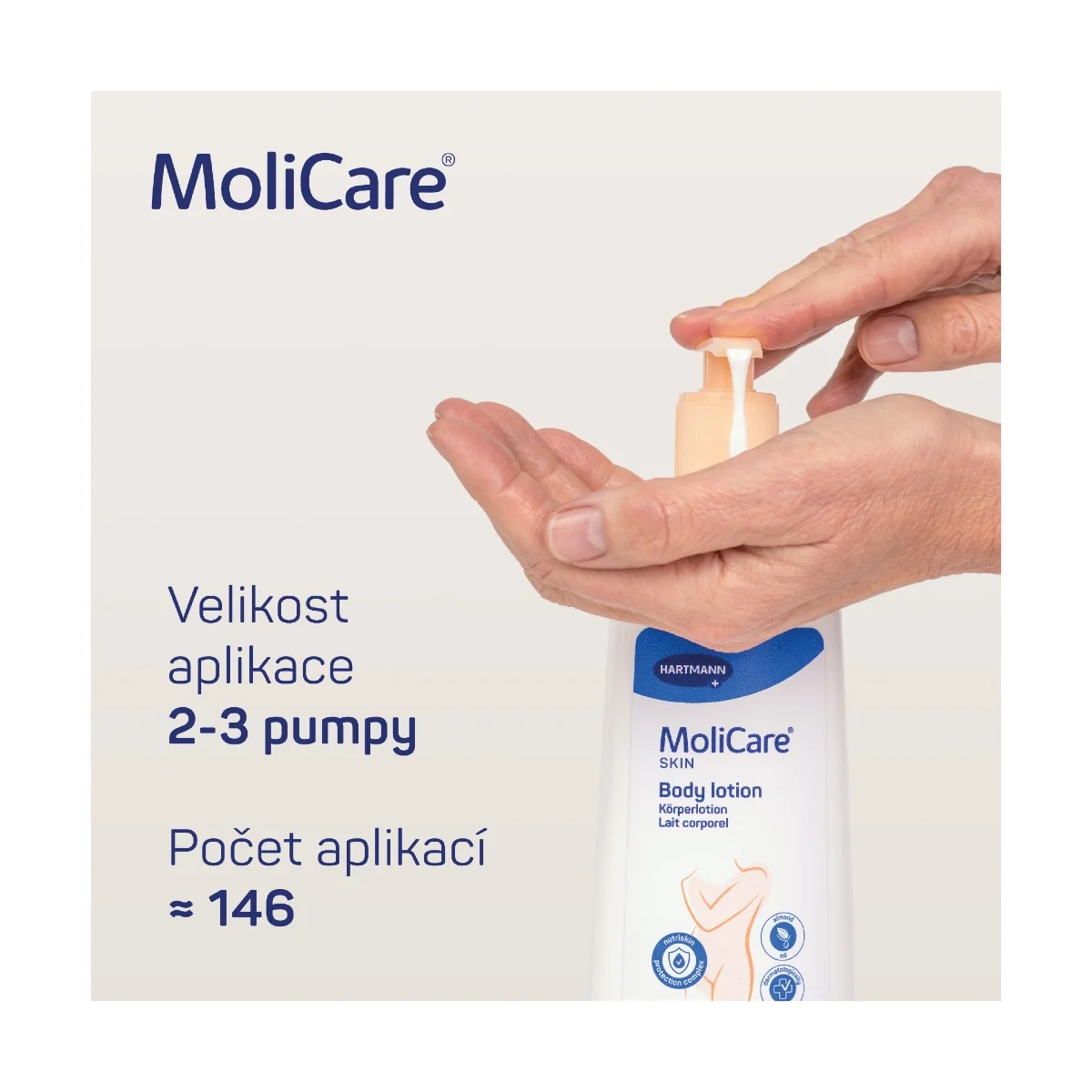 MoliCare Skin Tělové mléko 500 ml