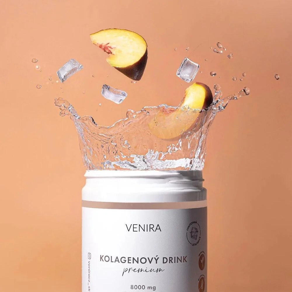 Venira Premium kolagenový drink ledový broskvový čaj 324 g