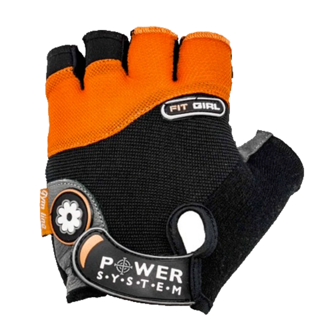 Power System Rukavice FIT GIRL PS-2900 oranžové - XL