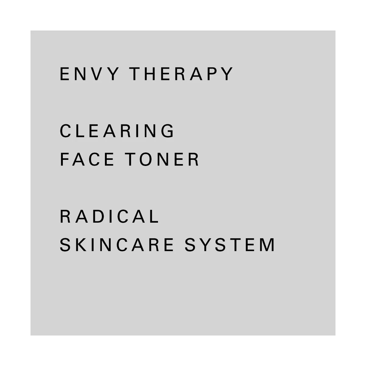 Envy Therapy Clearing Face dvoufázový čisticí toner 30 ml